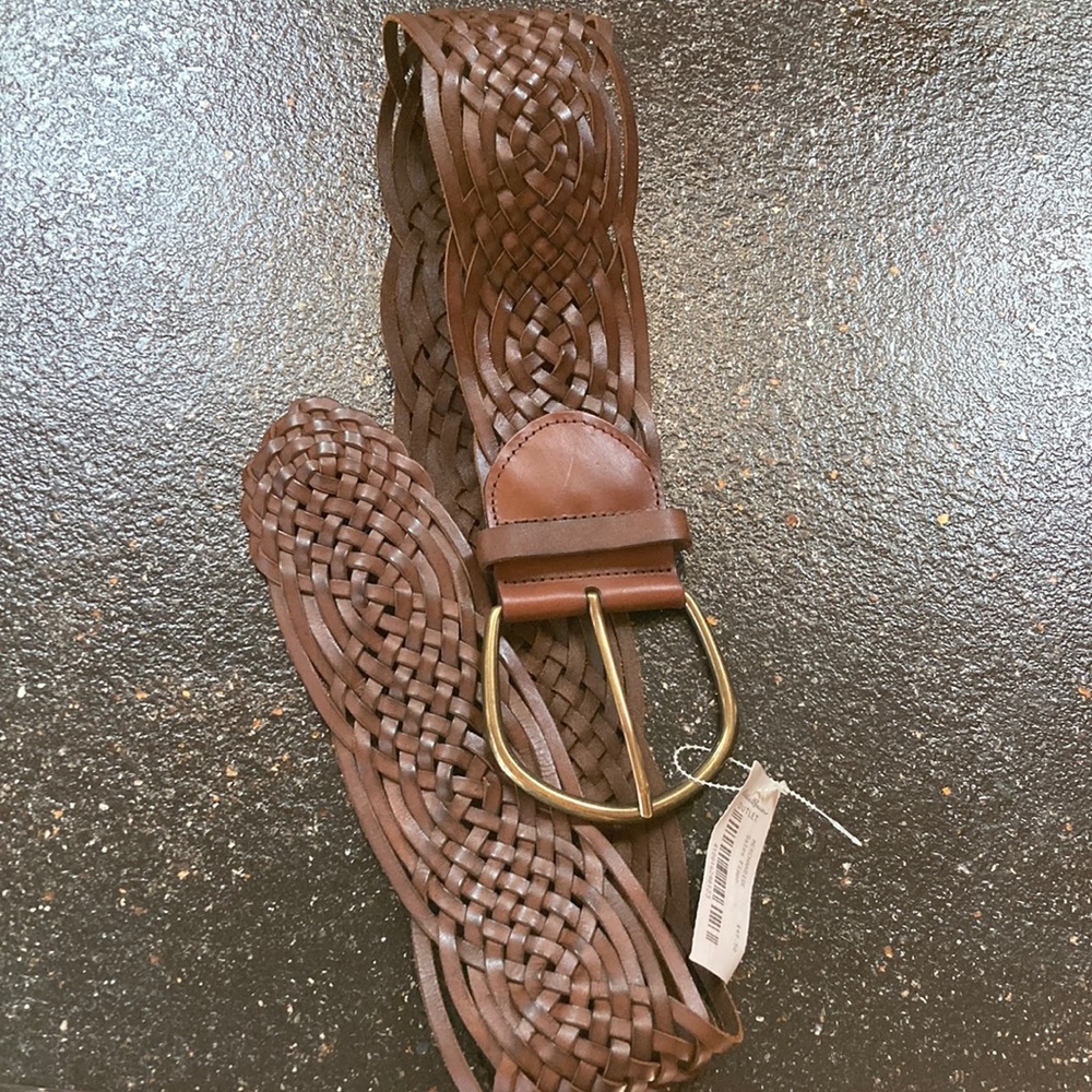 Eddie Bauer Genuine Leather Belt S/M NWT